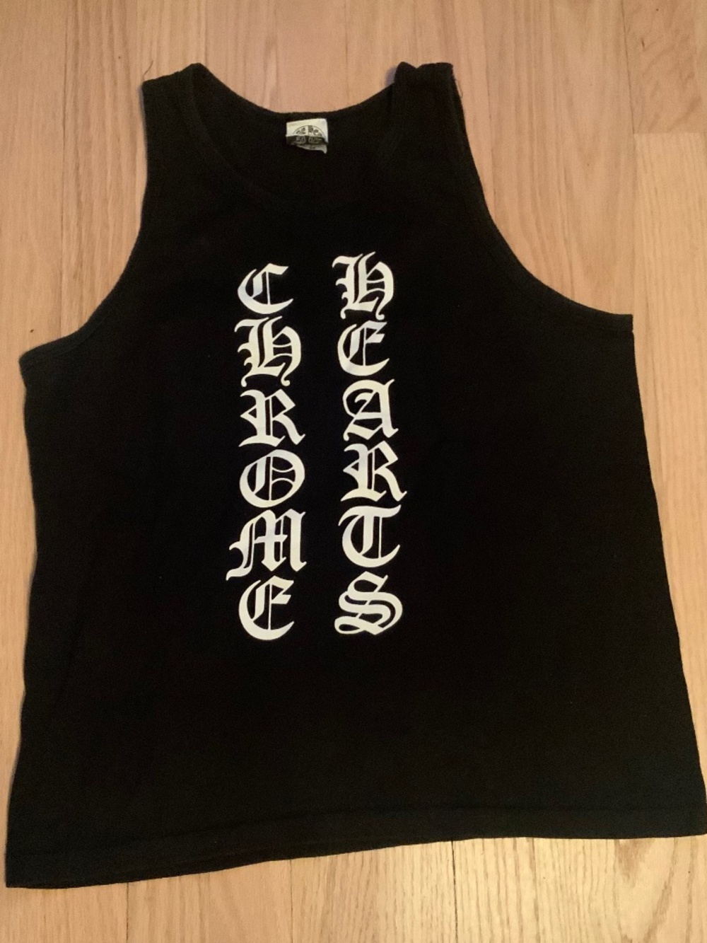 Vintage 1990s Chrome Hearts Logo Tank top shirt